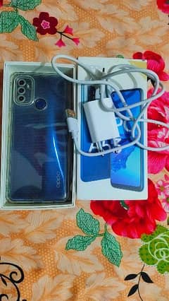 oppo A53 10/10 condition fully packed mobile wit box documents charger