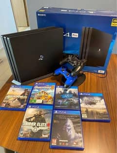 playstation PS4 pro 1Tb box k sath delivery possible all side