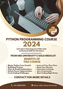 Python Programming Course 2024 | From NED's Gold Medalist