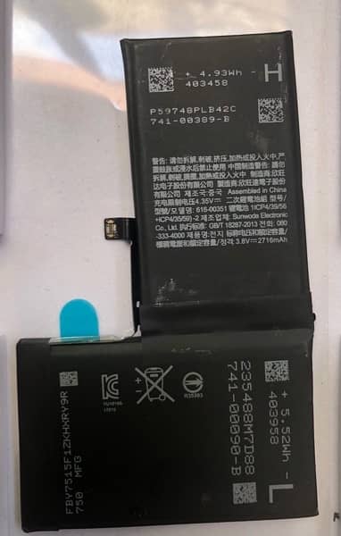 Iphone X Xs Battery Orignal Li-ion 3