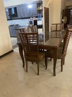 6 Seater Wooden Table (Sheesham) for Sale