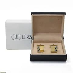 New Mens Golden Cufflink