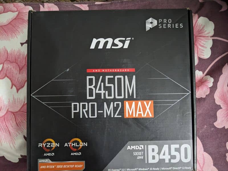 MSI b450 Pro vdh M2 Max 0