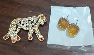 beautiful lion clip ke sath earrings free free free