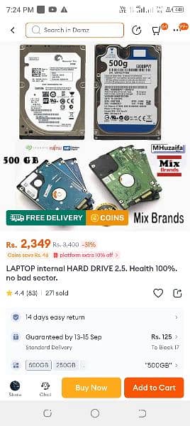 hard drive 500 gb for laptop{03327944046} S A L E 8