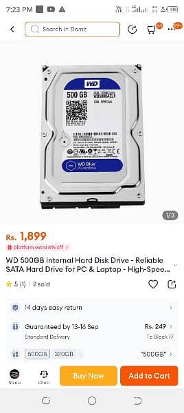 hard drive 500 gb for laptop{03327944046} S A L E 10