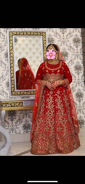 Bridal Dress | Wedding Dress | Bridal Lehnga | velvet rajhistani 1