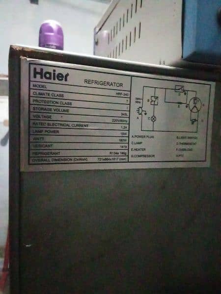 haire refrigerator full size urgent sale good condition 6