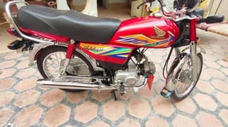 Honda bike 70 CC 03284225607agent for sale model 2020