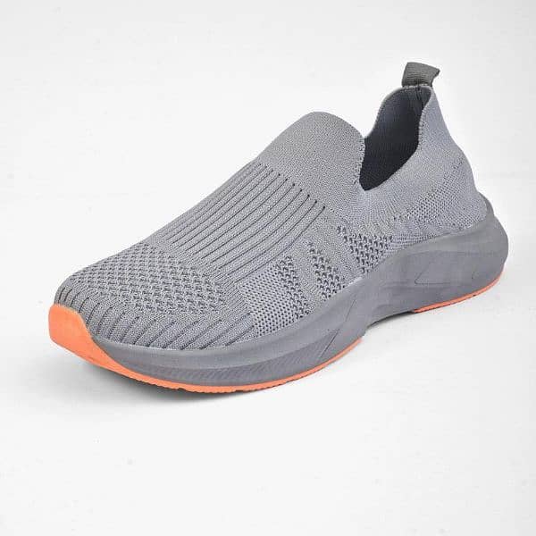 Black Camel Skecher Slip On jogger Shoes Arhnem Grey 1