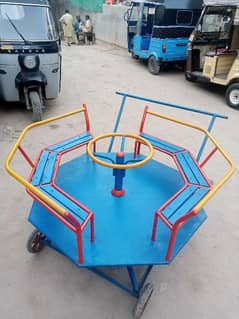 Merry go round Swing Moveable trolley Part time small business