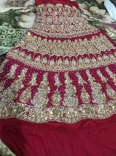 bridal lehnga dress with back tail