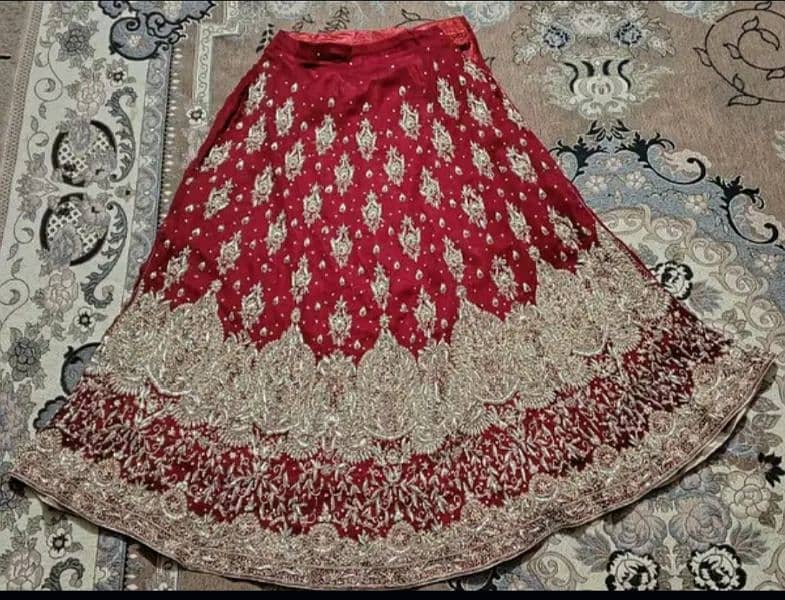 BRIDAL LEHENGA MAROON IN TAIL 1