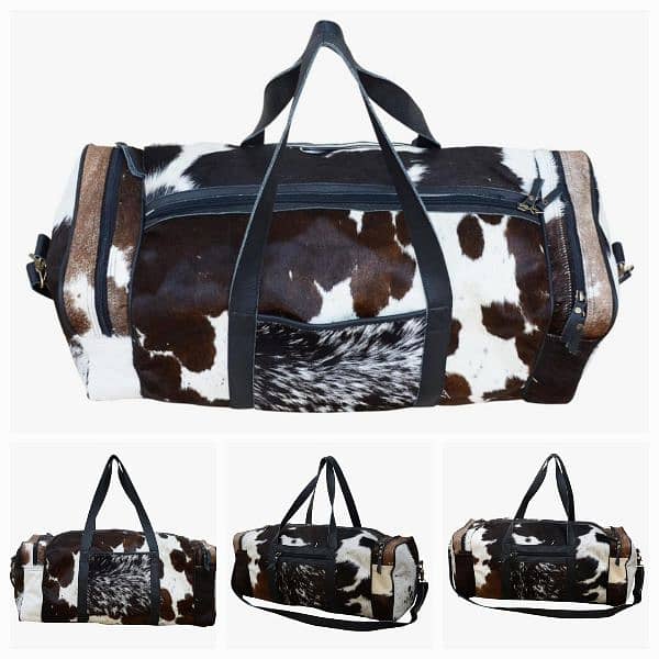 Original cow hide leather bag 0