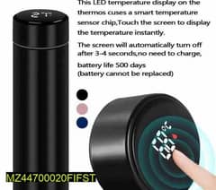 Sports LED Temperature Display Bottle