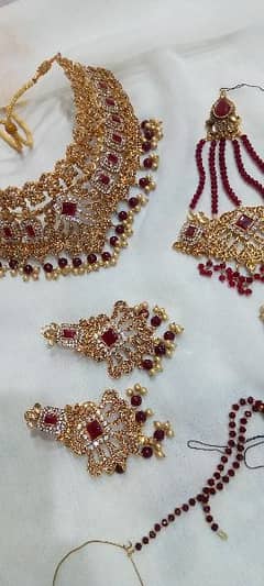 Baraat Bridal Set Golden Red