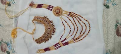 Baraat Bridal Set Golden Red 0