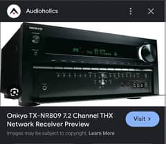 ONKYO NR809 HOME THEATER 4K AMPLIFIER