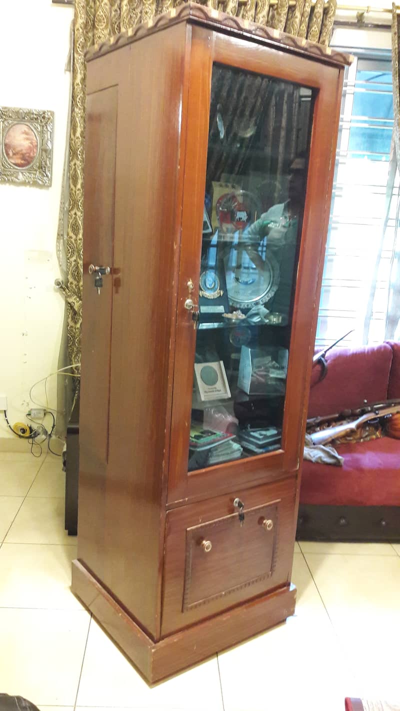 Wooden glass cabinet 9