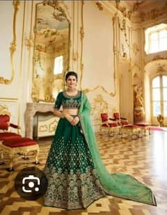 Indian Embroidered Work Designer Lehenga Choli