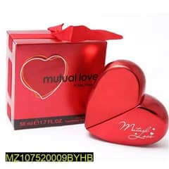 Ladies heart shaped perfume 50 ML