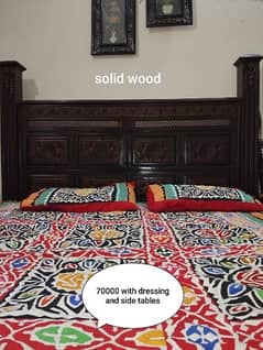 Double Bed set solid wood