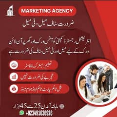 matric or inter students for part time work