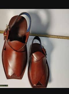 leather peshawari chapal