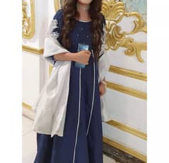 Long maxi with dupatta