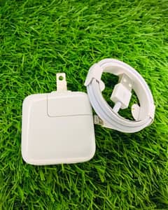 iphone original 12w chargers with original cable having serial number