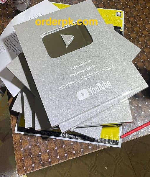 Youtube Silver Play Button 2