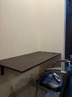 Computer table with chair