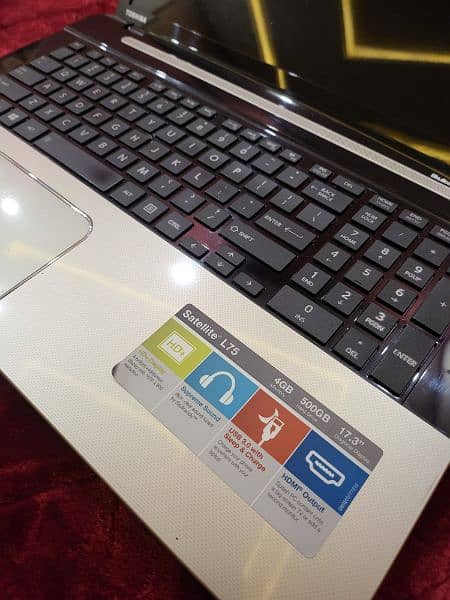 TOSHIBA SATELLITE L75 17 LAPTOP IN GOOD CONDITION 2