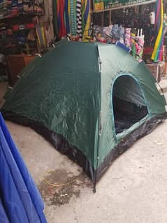 Camping tent auto nd mamual quantity stock avail