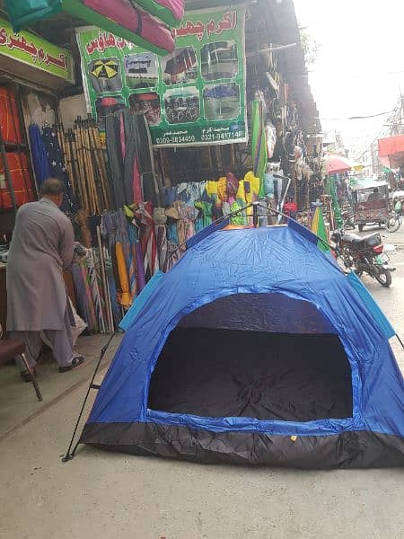 Camping tent auto nd mamual quantity stock avail 1