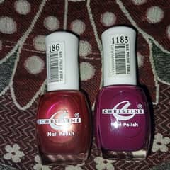 Christine Band Nail polish Code 186 and Code 1183