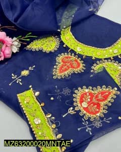 3 pcs women unstiched suit free delivery in pakistan