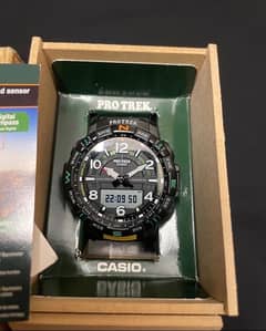 Casio Pro Trek PRT-B50 Quard Sensor Resin Band Smart Watch  Ana Digi,