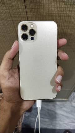 iPhone 12 Pro 10/9 condition full ok dual sim approved golden colour