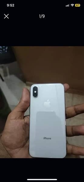 iPhone x 64 gb Pta approved Good  condition IPhone X 64 gb pta 6