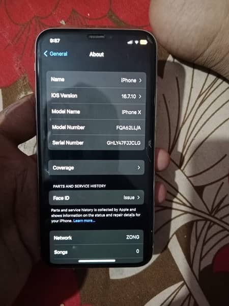 iPhone x 64 gb Pta approved Good  condition IPhone X 64 gb pta 8