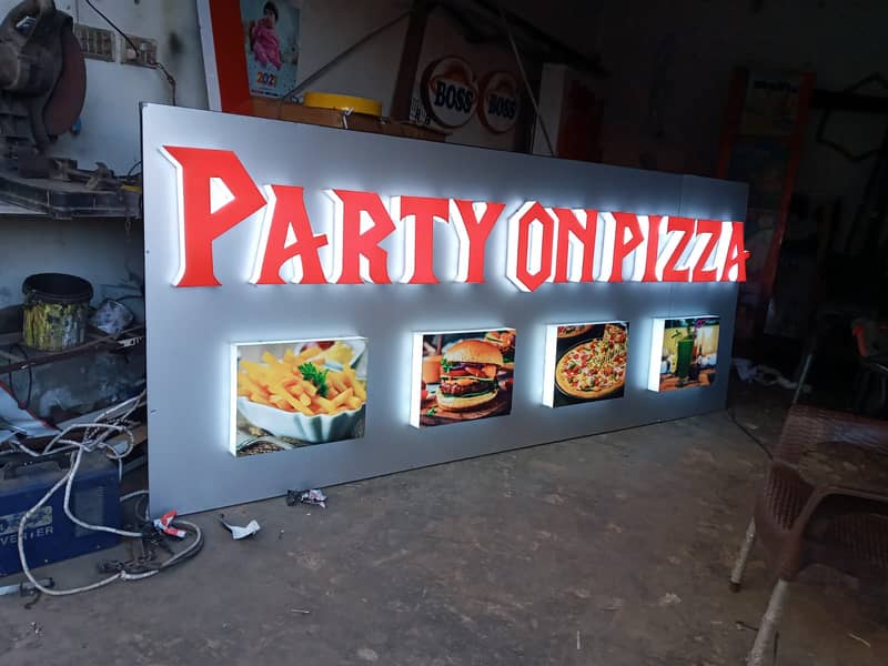 3D LOGO | 3D Signage | Sign Board | Acrylic Sign | Panaflex SignBoard 5