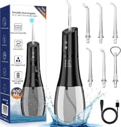 Amazon Branded Oral Irrigator USB Rechargeable Water Flosser Portable