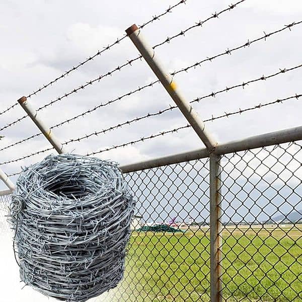 Chain Link Fence Razor wire Barbed wire Jali chainlink 3