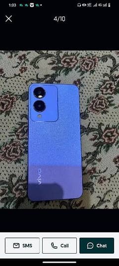 vivo y17s for sale 10by10 with box charger