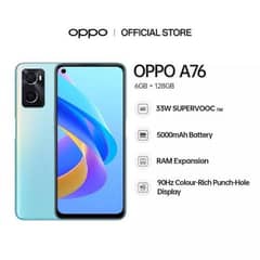 Oppo A76 with only box