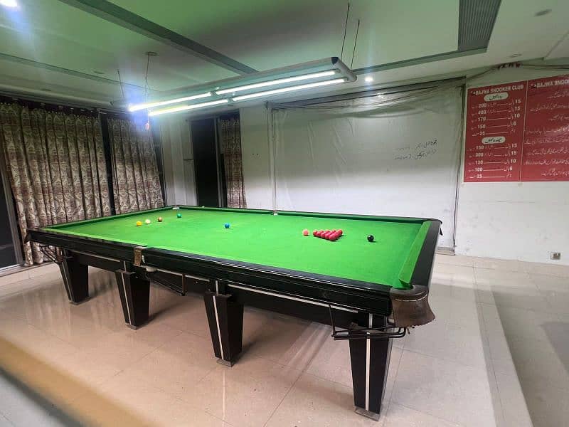 we have all types of snooker tables Rasson star wiraka shender 3