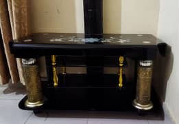 LCD Glass Table (black)