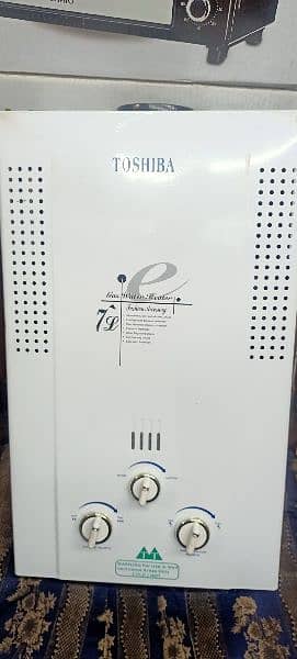 Instant electric and gas water heater hybrid type 15