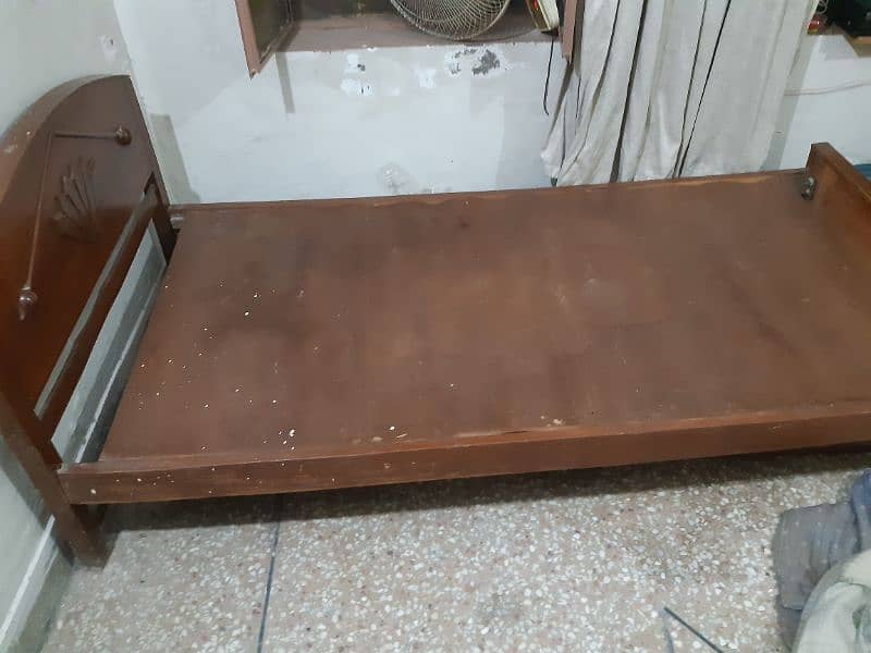 single bed 2 pice with mattress 3